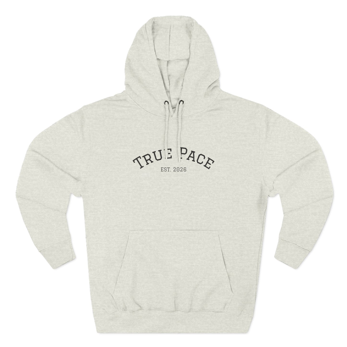 True Pace Fleece Hoodie — "Strength, At Your Pace" Casual Athletic Pullover
