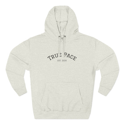 True Pace Fleece Hoodie — "Strength, At Your Pace" Casual Athletic Pullover