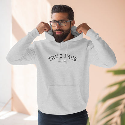 True Pace Fleece Hoodie — "Strength, At Your Pace" Casual Athletic Pullover