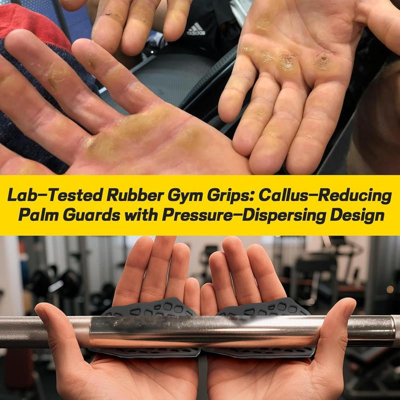 Ultimate Ergonomic Non-Slip Workout Grips - Premium Gym Weightlifting Pads for Men & Women, Perfect Palm Protection for Deadlifts & Fitness Training