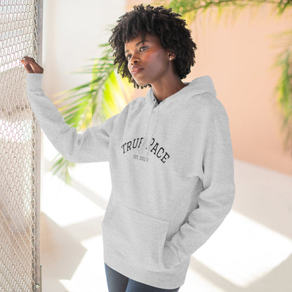True Pace Fleece Hoodie — "Strength, At Your Pace" Casual Athletic Pullover